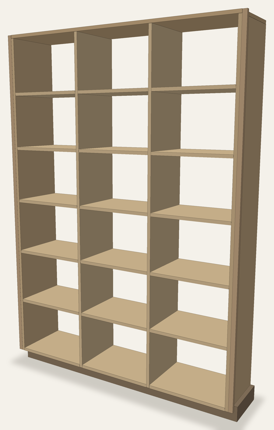 Linen Closet (Reach-In) — product drawing