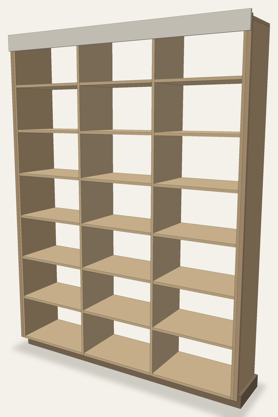 Linen Wall (Floor-to-Ceiling) — product drawing